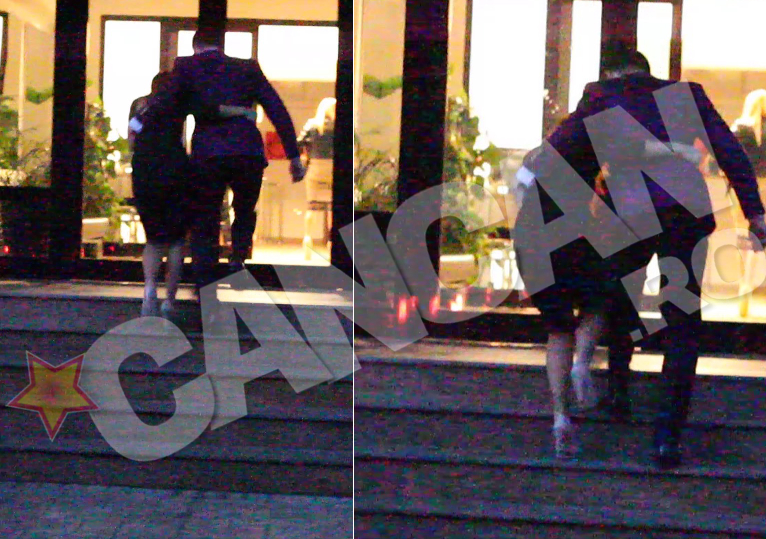 Cristea si roscata s-au sustinut unul pe celalalt in drumul spre apartamentul printului