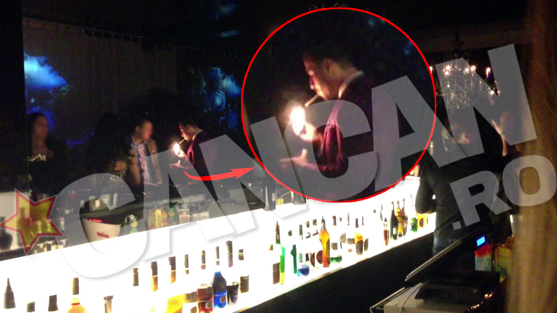 Printul si-a aprins si o tigara