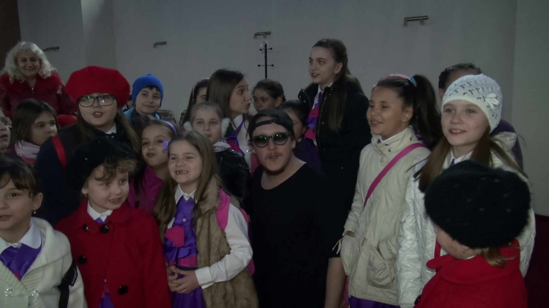 Cantaretul s-a simtit foarte bine printe copii