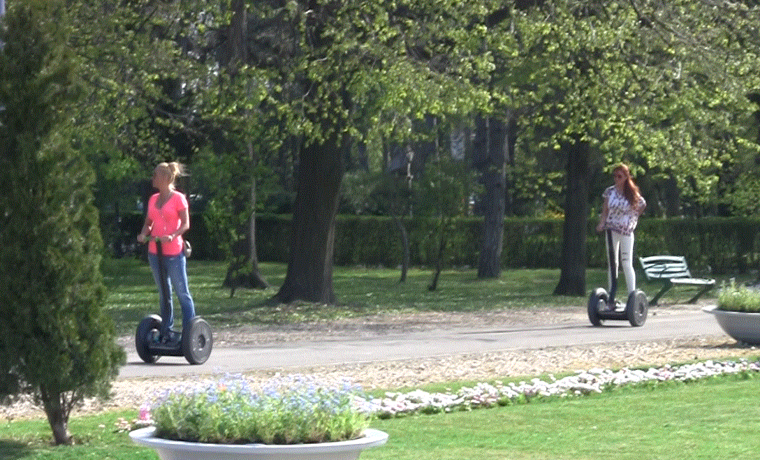 Vica si Bianca s-au plimbat prin parc, insa nu au trecut neobservate