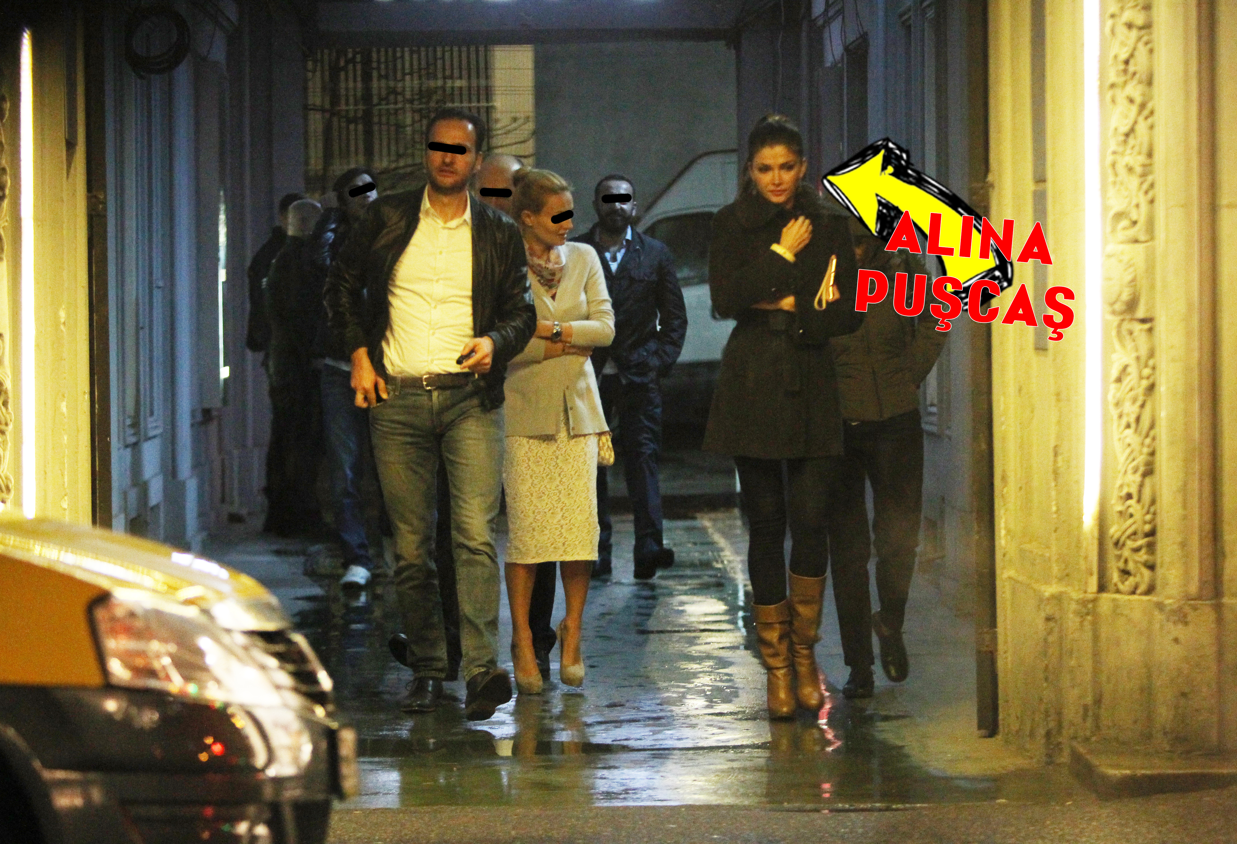 Alina si-a petrecut seara in compania unor prieteni, la un concert al lui Horia Brenciu