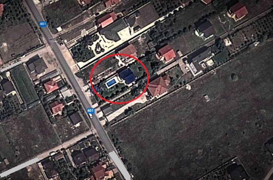 Asa arata casa lui Stelian Fulga din comuna Berceni