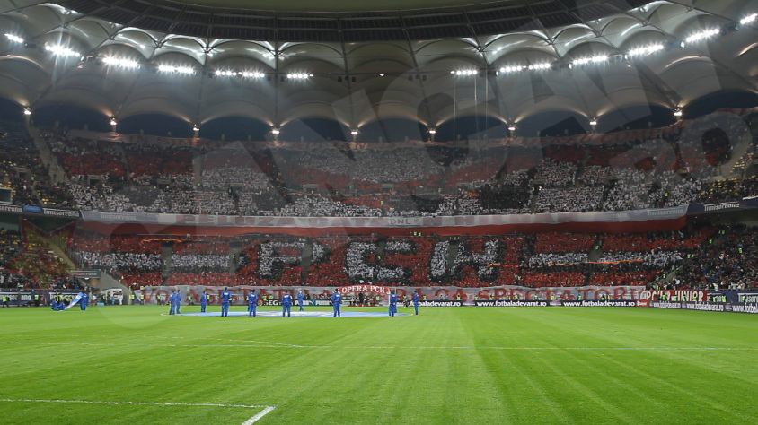 Suporterii lui Dinamo au avut cea mai tare coregrafie