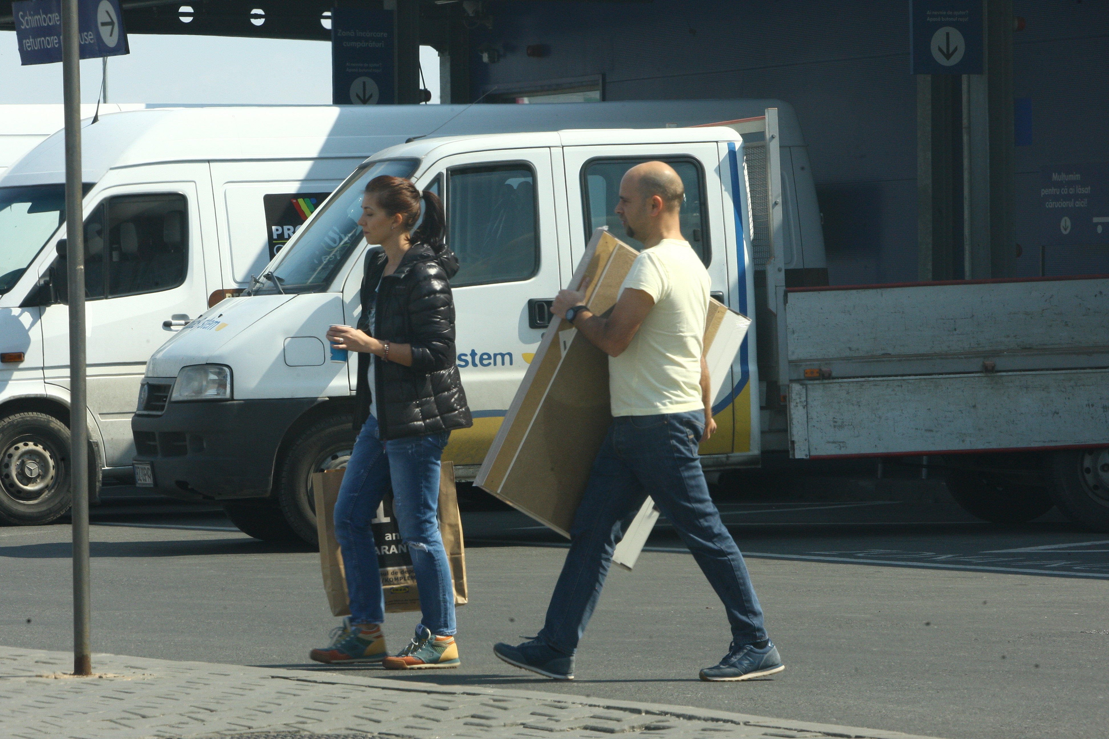 Cosmin Selesi cu sotia