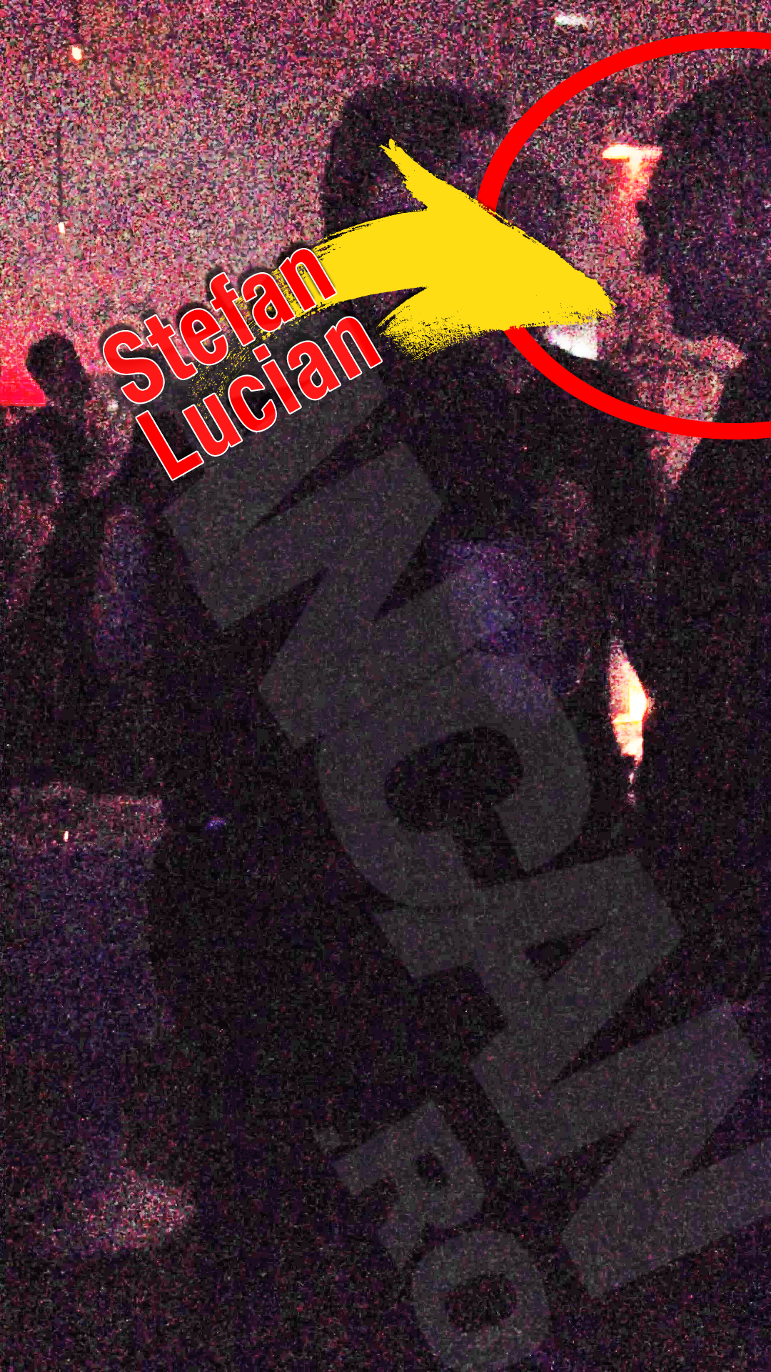 Lucian a discutat toata seara doar cu prietenii sai barbati