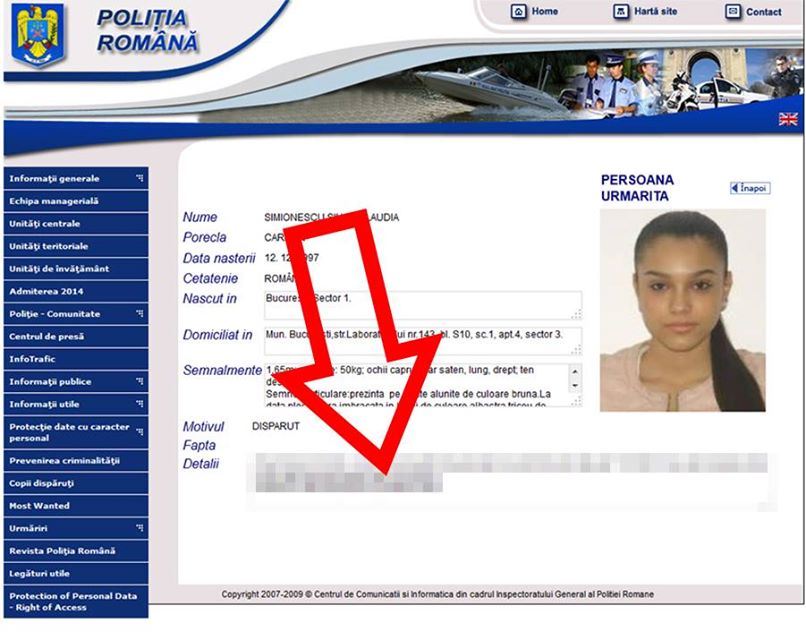 Carmen Simionescu a plecat de acasa pe 11 mai