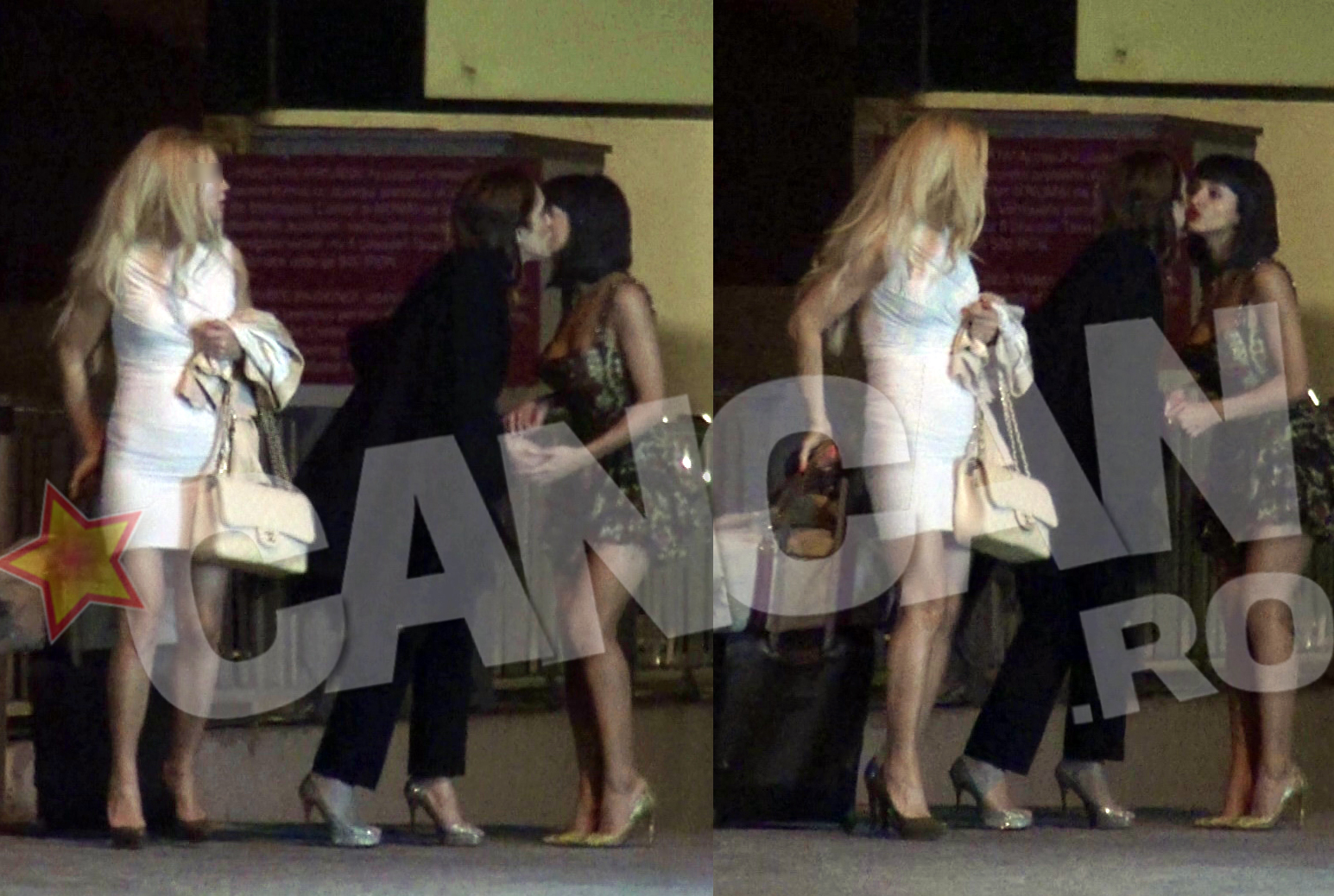 Andra si-a imbratisat si pupat mama inainte sa plece din club