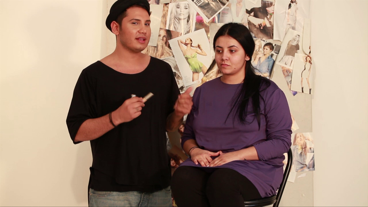 Adrian a facut un machiaj incat sa ii acopere alunitele, Gabrielei