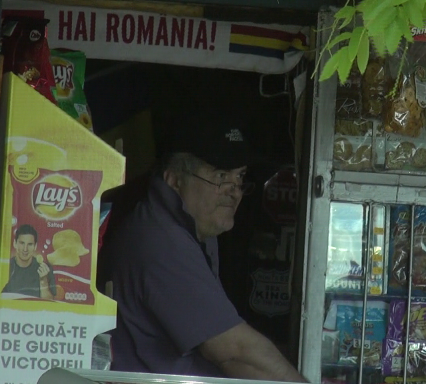 Calinescu a lasat portretul intr-un chiosc