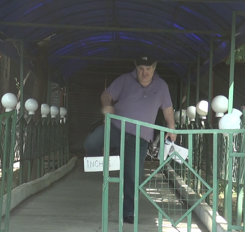 A sarit peste insemnul cu