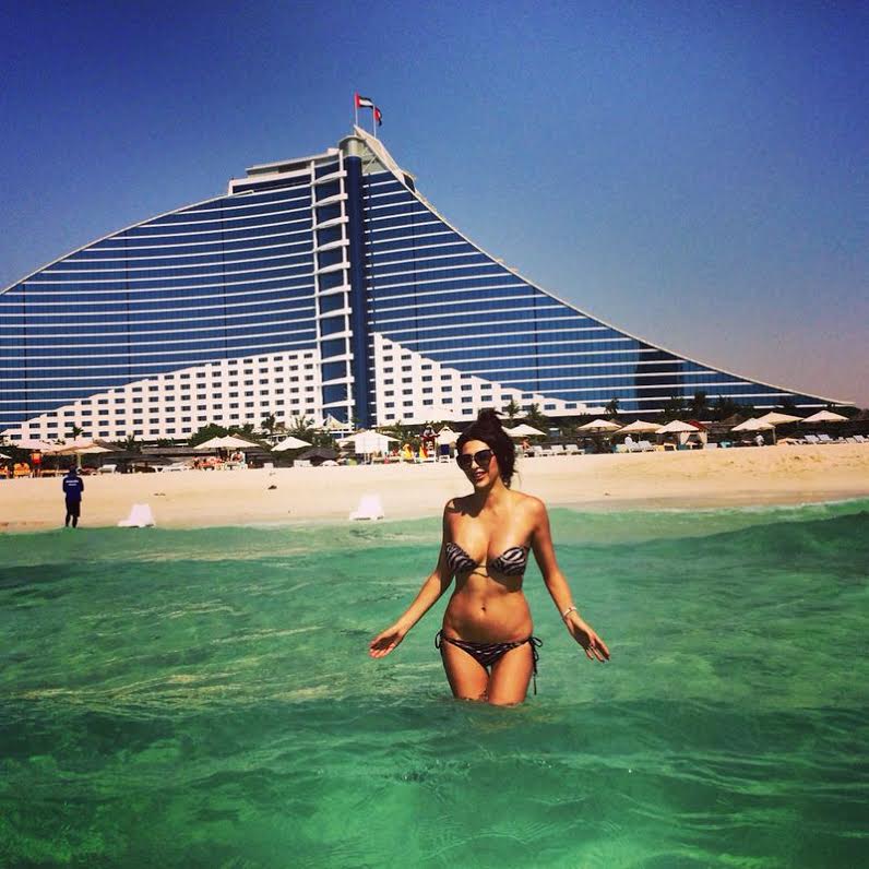 Bianca se afla intr-o vacanta in Dubai