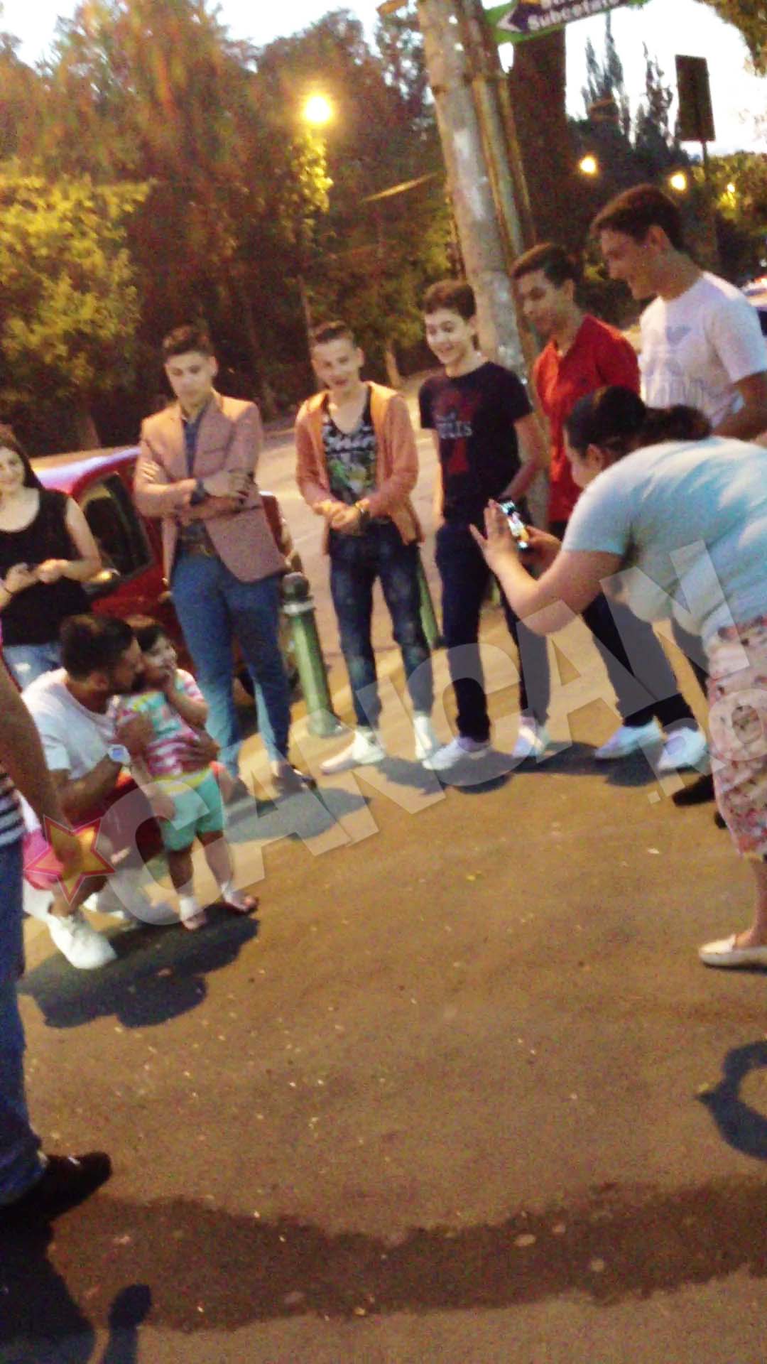 Dorian Popa a facut o poza cu micuta care s-a emostionat foarte tare