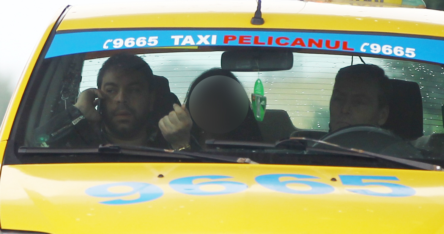 Taxiul in care se afla Salam a fost la un pas de accident