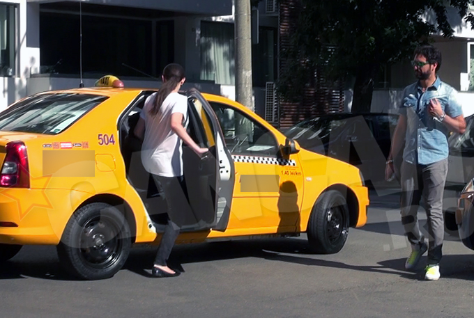 Rita a plecat singura din parc, cu un taxi