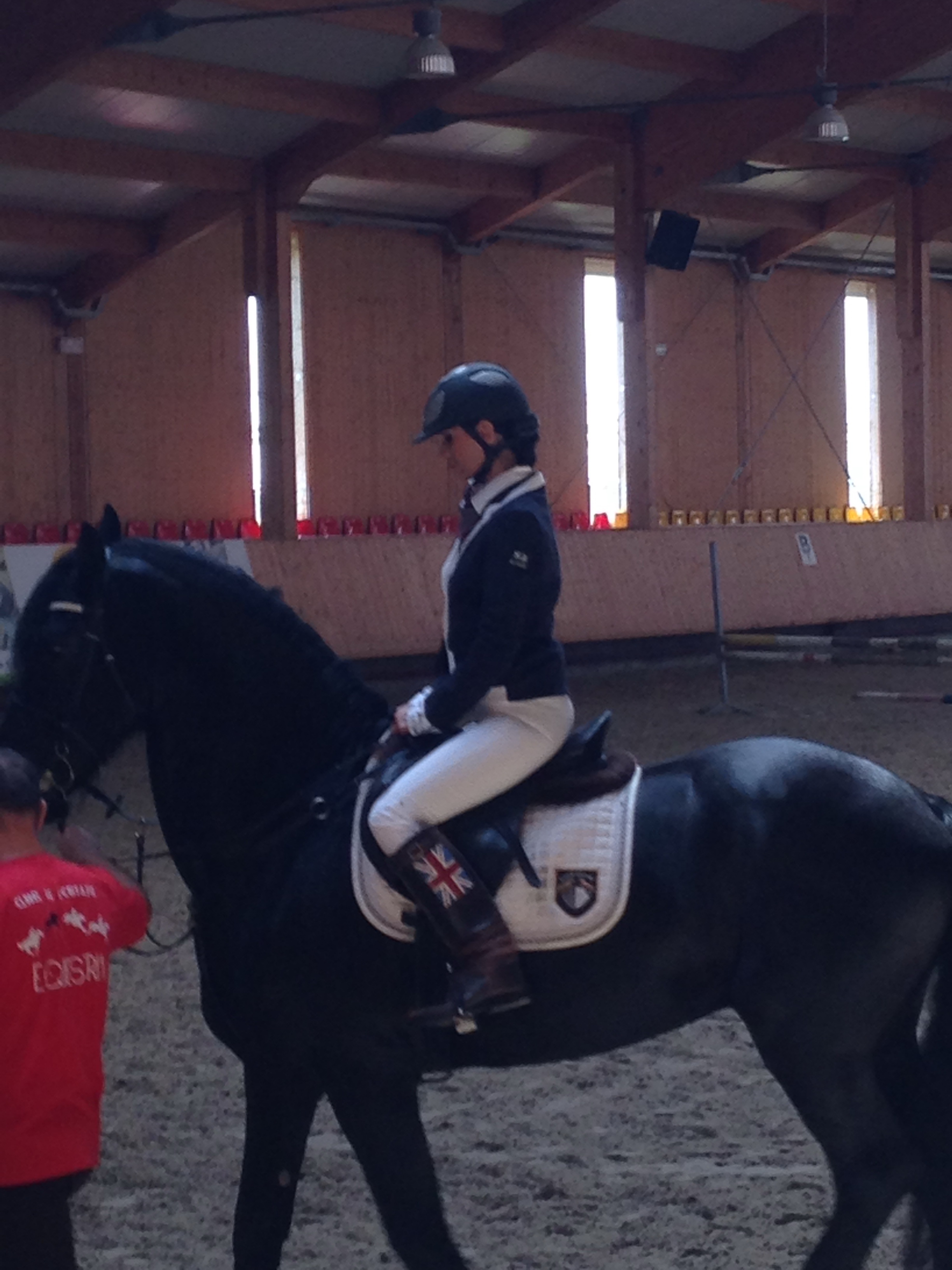 Denisa a calarit pentru prima oara