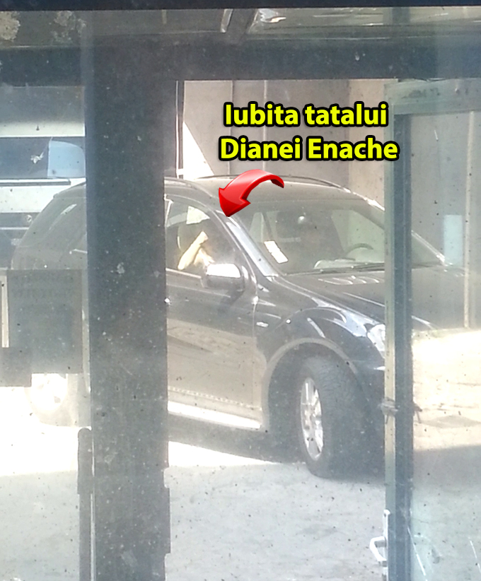 La plecare, iubita tatalui Dianei Enache parea foarte afectata