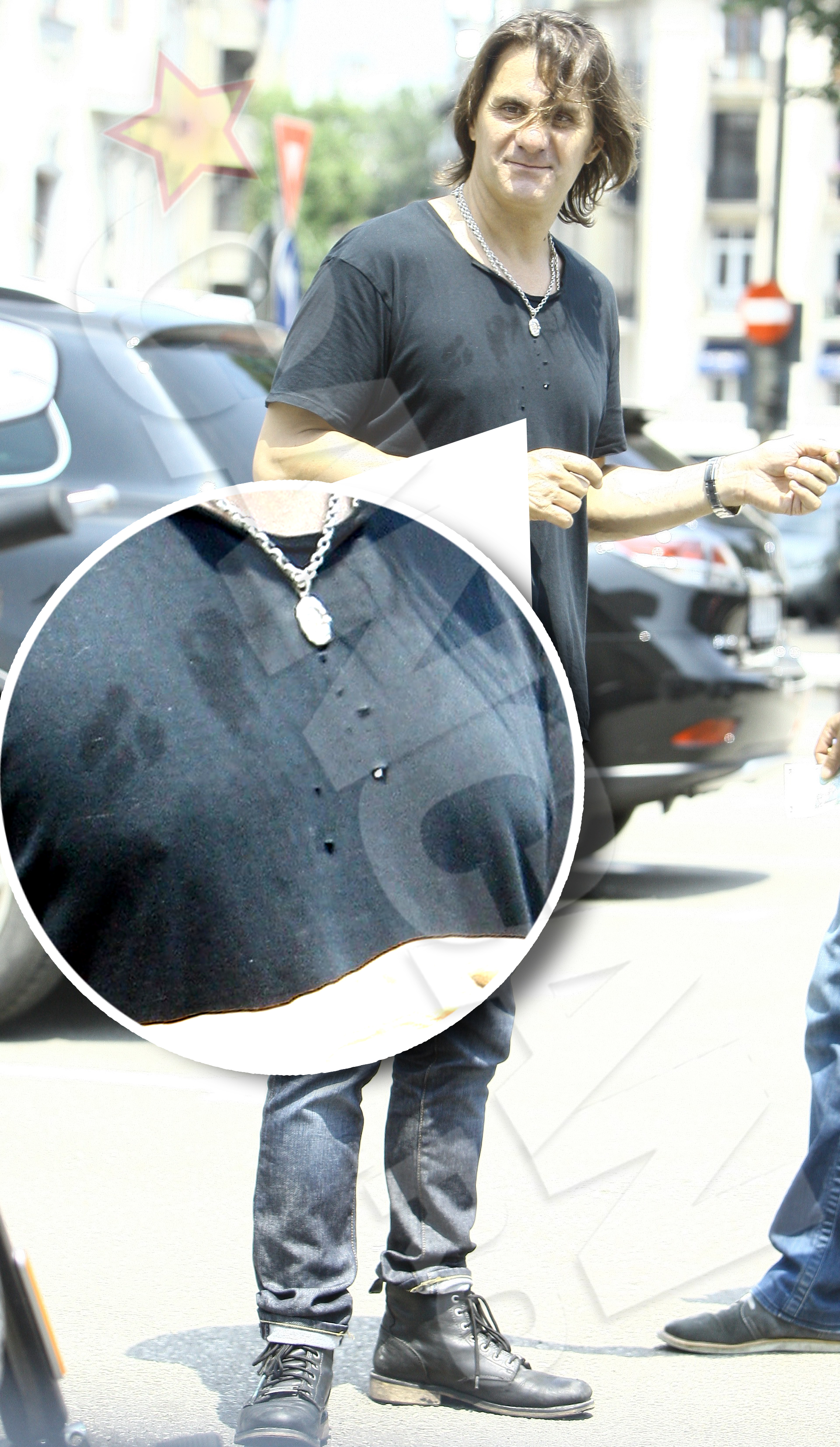 Liderul trupei Directia 5 a plecat de acasa imbracat neglijent