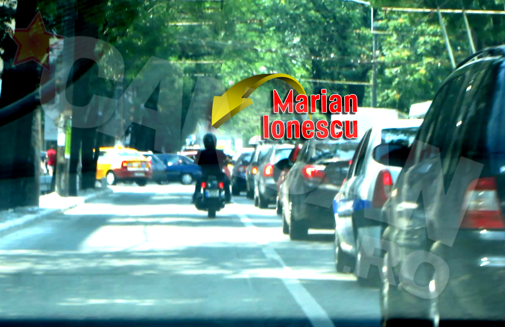 Marian Ionescu sfideaza regulile de circulatie