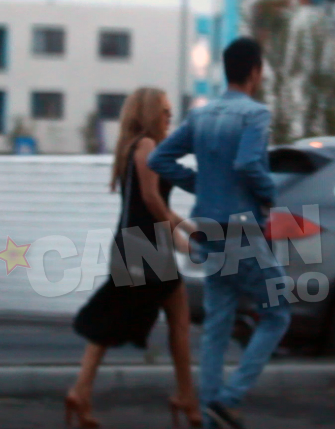 Spre dimineata, vedeta a schimbat clubul si s-a distrat la malul marii