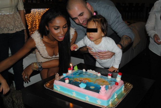 Laurette si Mihai au impreuna o fetita, pe micuta Sienna