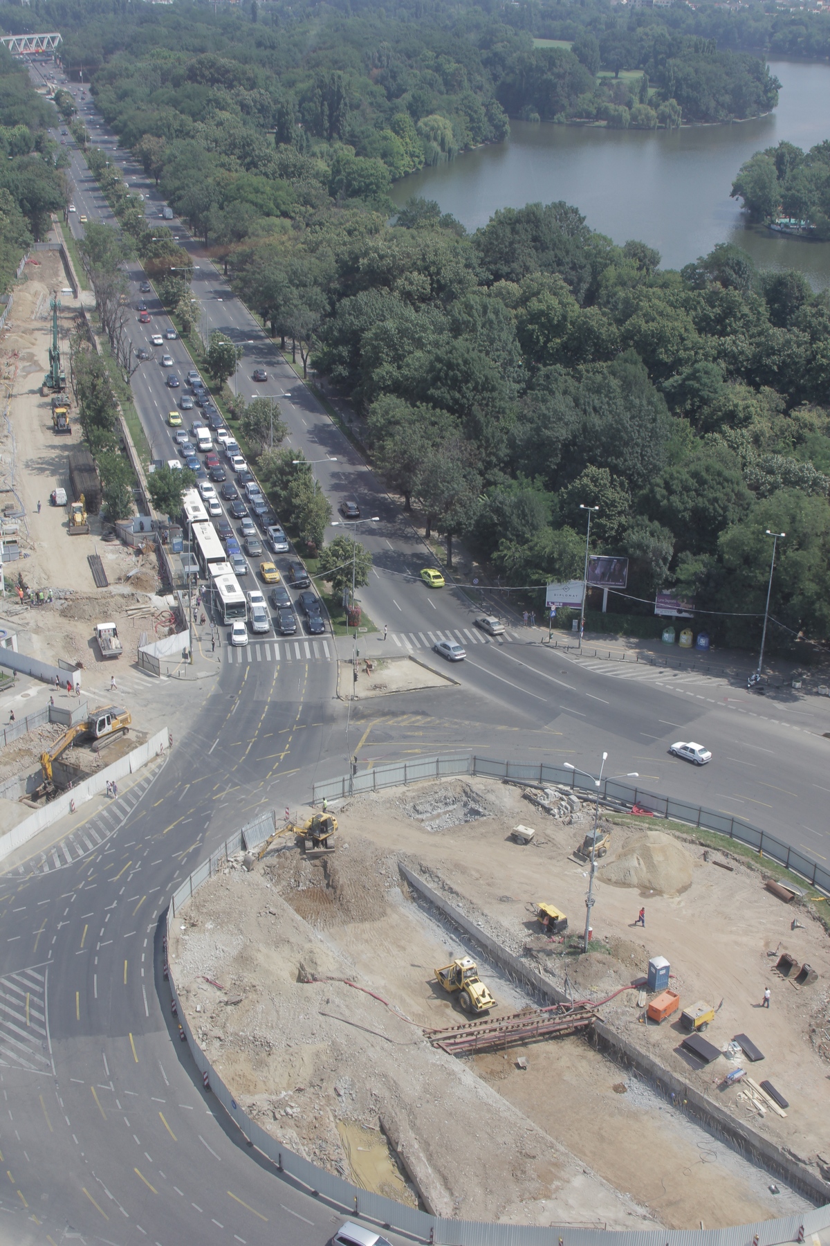 Lucrarile de la Pasajul subteran de la Piata Presei Libere avanseaza foarte rapid