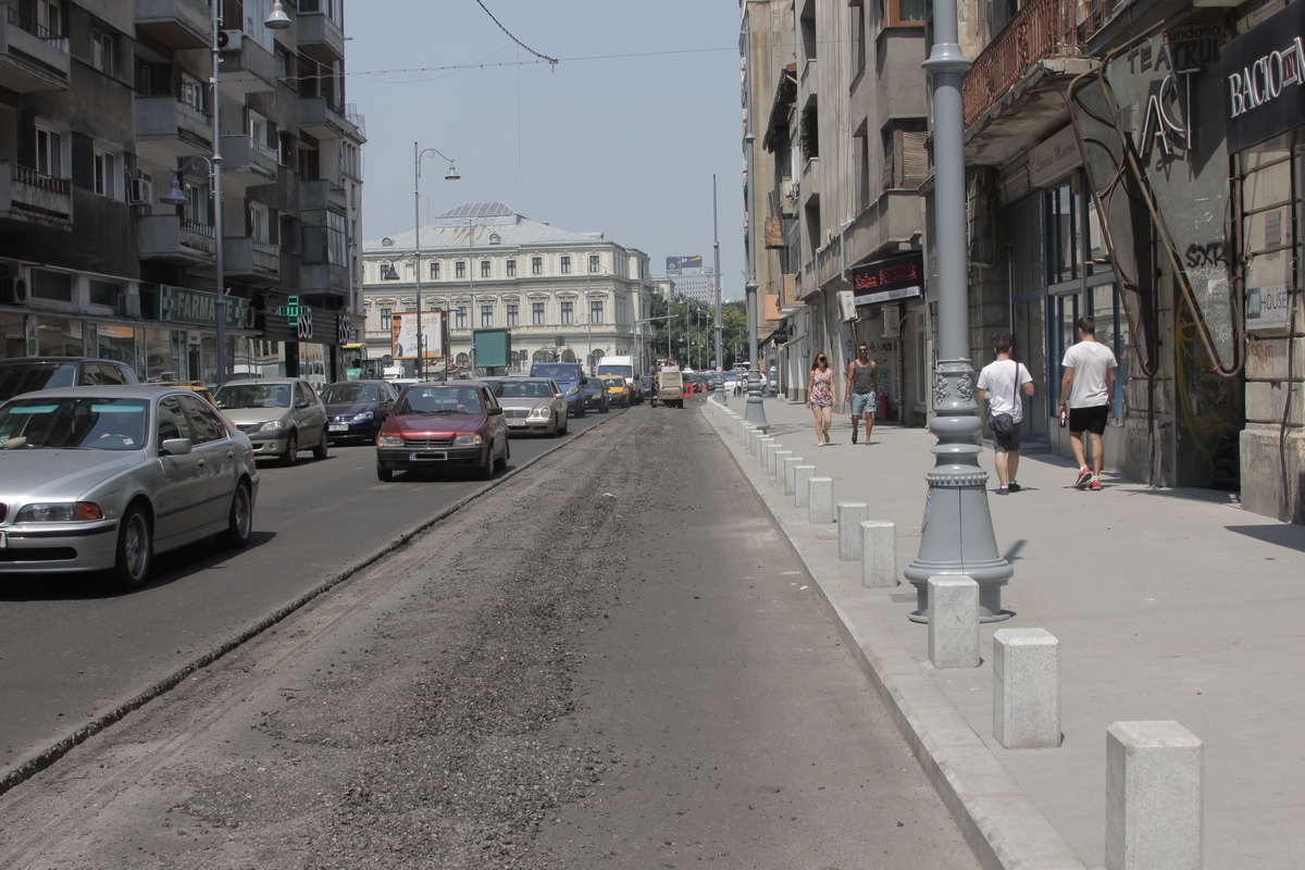 Lucrarile la Calea Victoriei avanseaza foarte repede