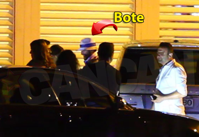La iesirea din club, Bote a mai zabovit cateva minute, de vorba cu cativa amici