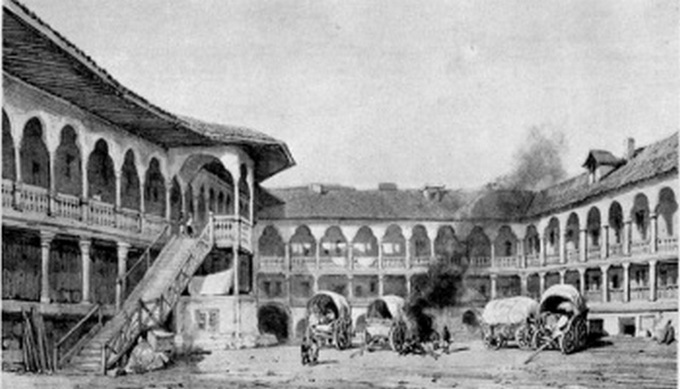 Placintaria a existat prin anii 1920 in zona localului Hanul lui Manuc