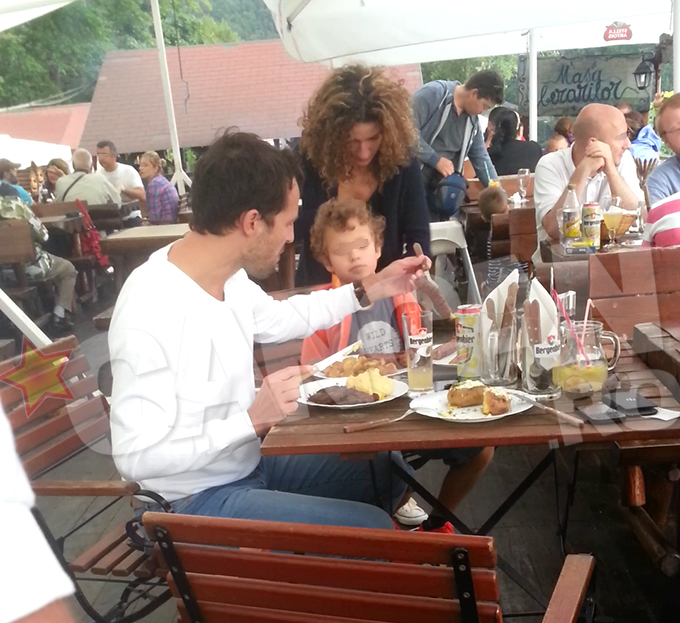 Juratul TV si familia s-au rasfatat cu preparate la gratar