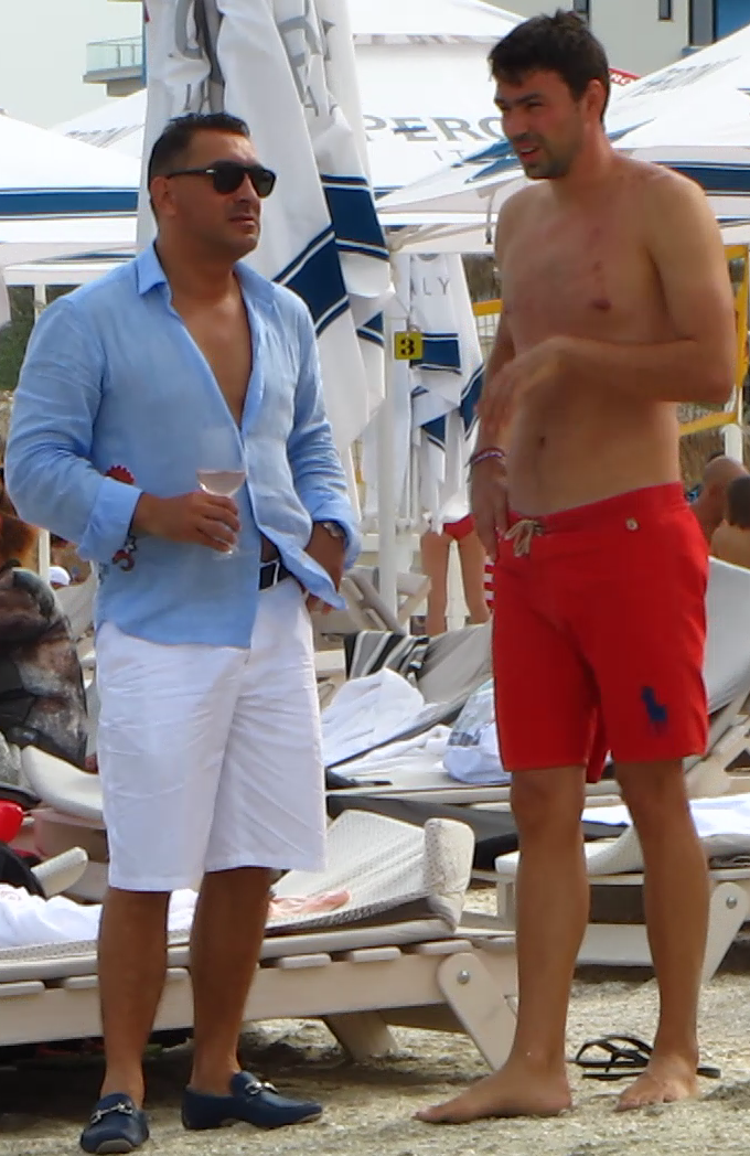 Ilie Dumitrescu la plaja