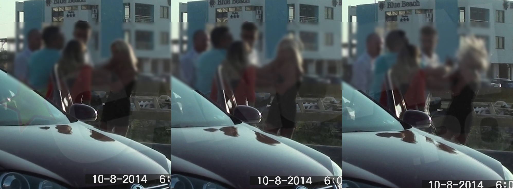 Blonda a avut proasta inspiratie sa ii apostrofeze pe cei care se apropiasera de ea