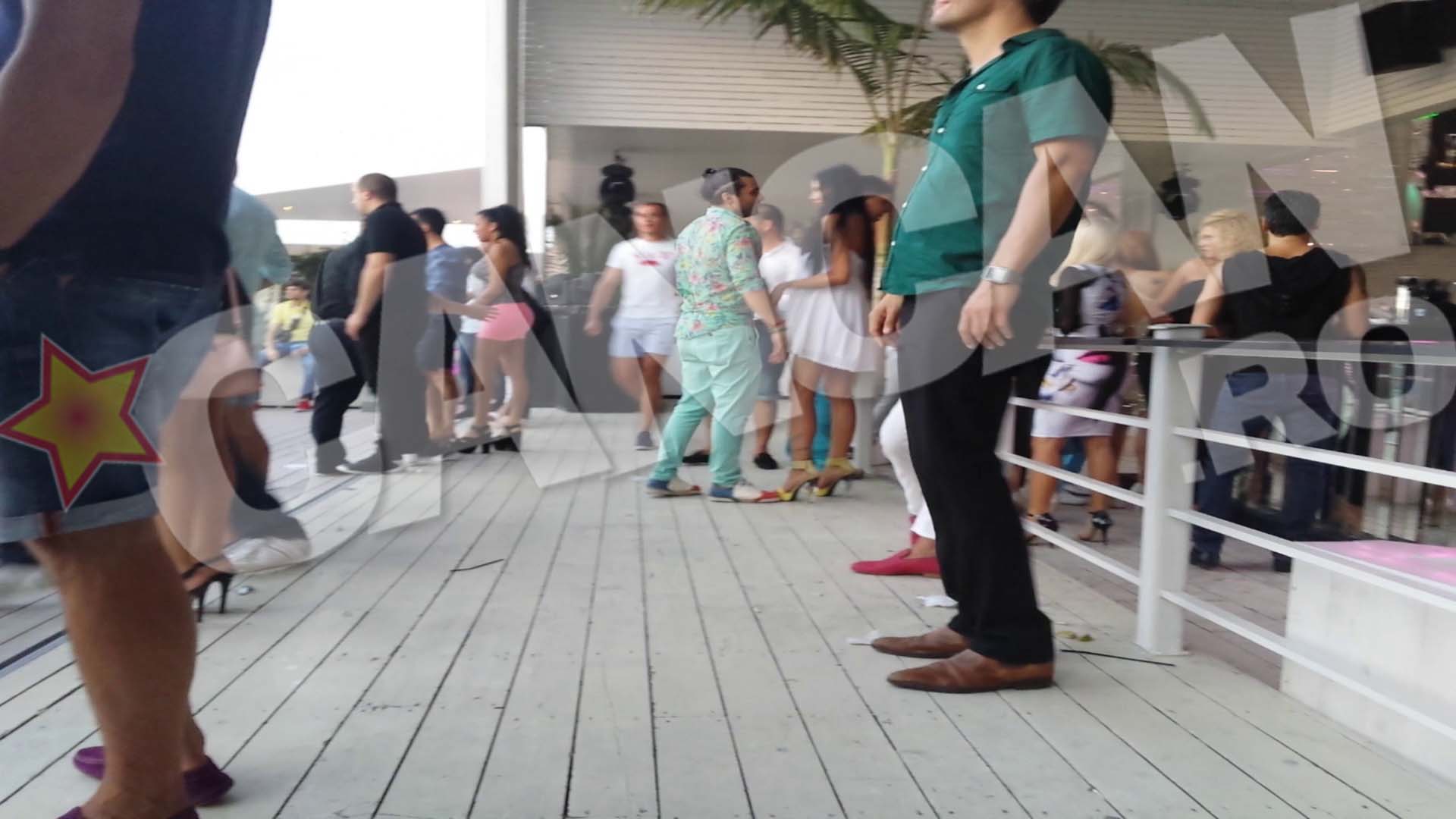 Cantaretul a petrecut pana dimineata in club