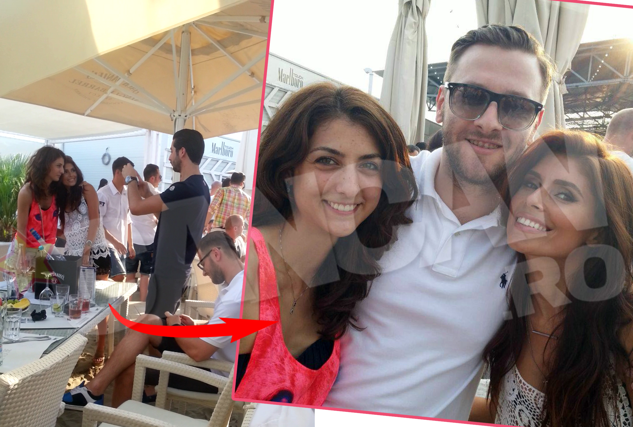 Pozele facute de iubitul Sanzianei au fost imediat postate pe Facebook