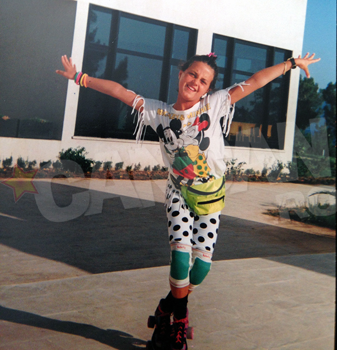 Asa arata Andreea, pe vremea cand ii dadea viata