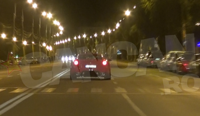 Catalin Botezatu a gonit prin Mamaia la bordul unui bolid de lux