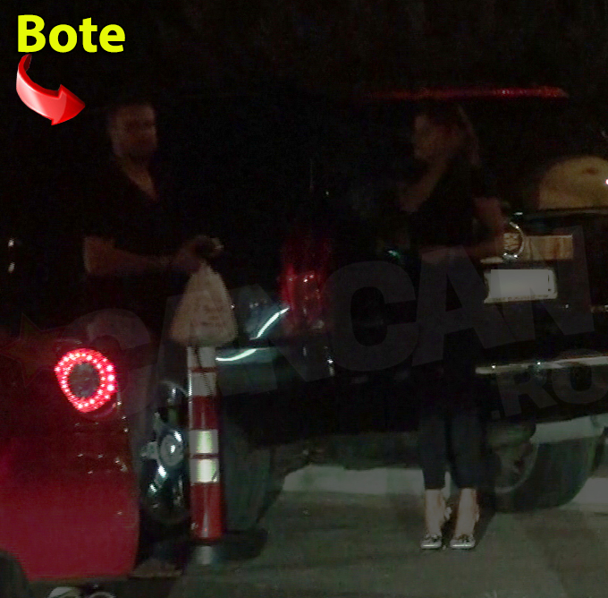 Bote a ajuns in cele din urma la hotel, alaturi de o blonda focoasa. A avut grija sa ia si mancare pentru camera