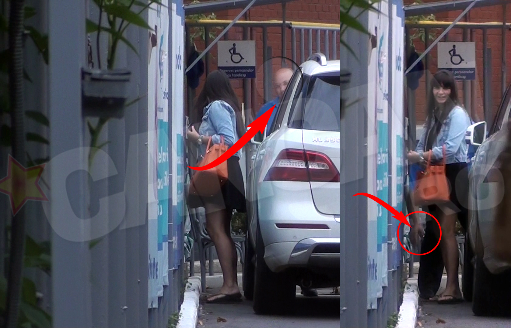 Elenei i-au cazut banii din mana, dar paznicul s-a aplecat sa-i ia