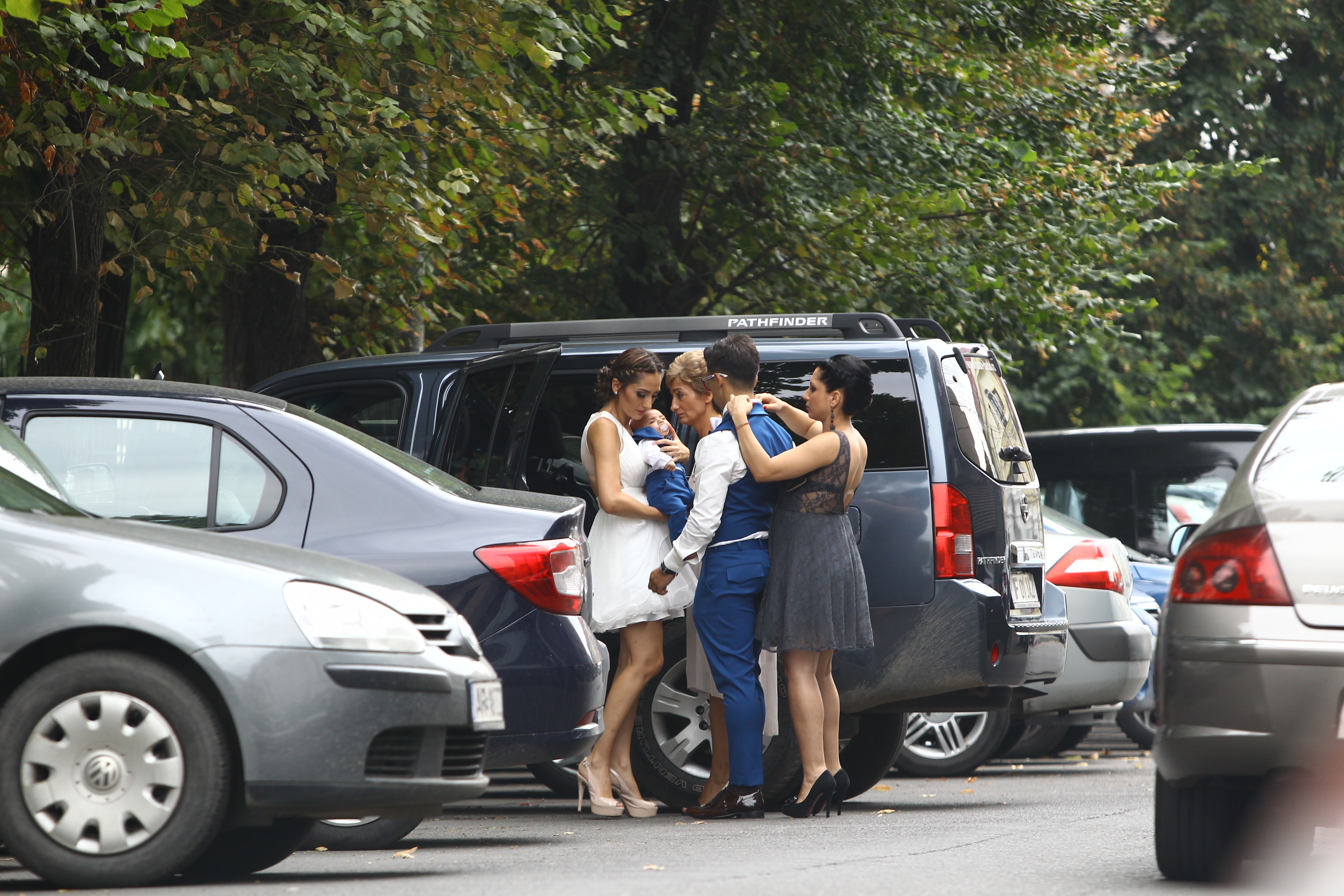 Ciupi si sotia si-au botezat astazi baietelul