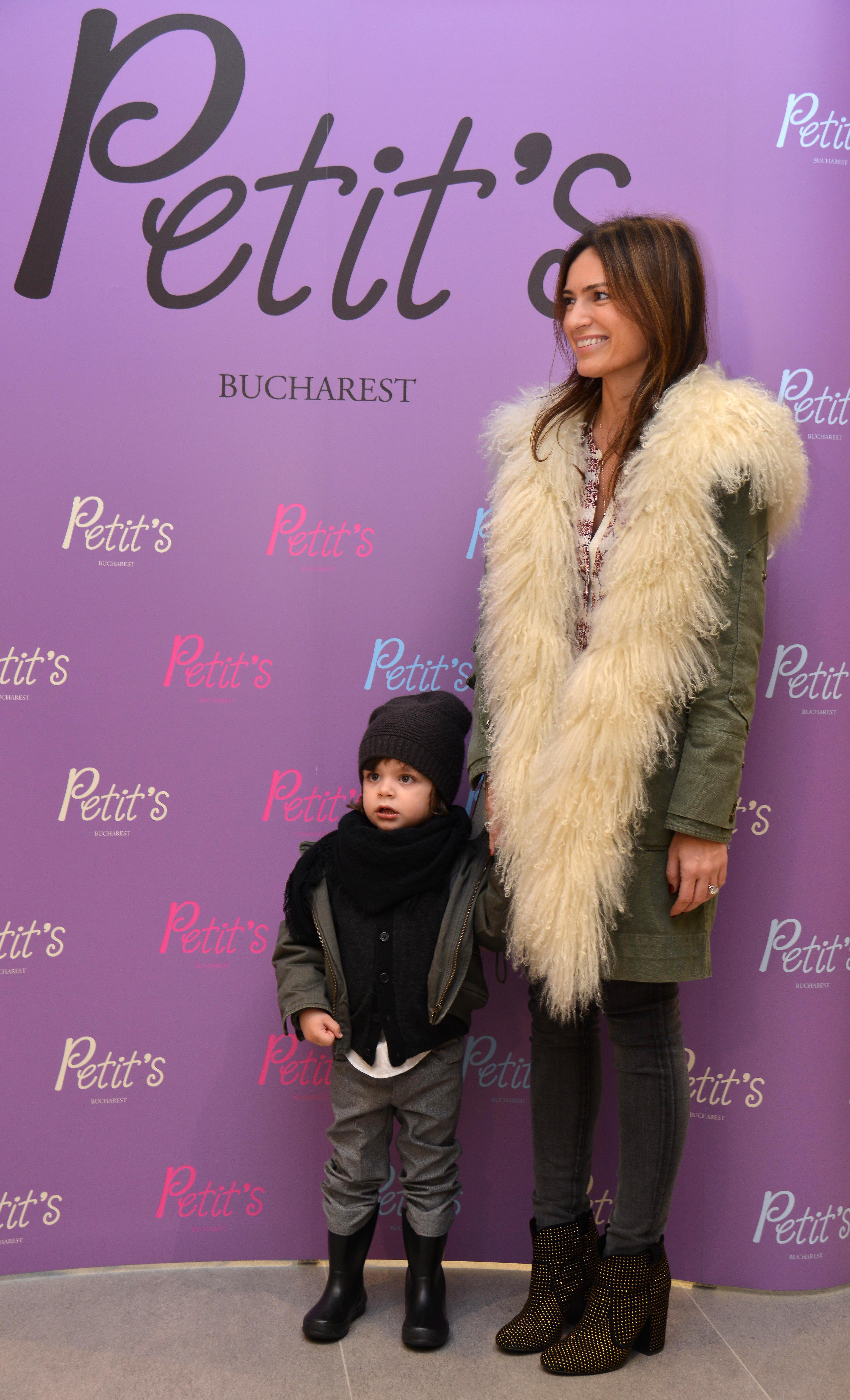 Maria Marinescu a venit cu fiul ei, la eveniment