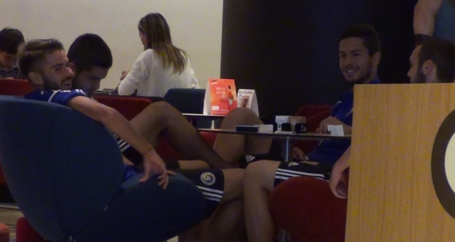 Elevii lui Moldovan sunt cu zambetul pe buze. Dupa meciul cu Germania le-a disparut cheful de glume