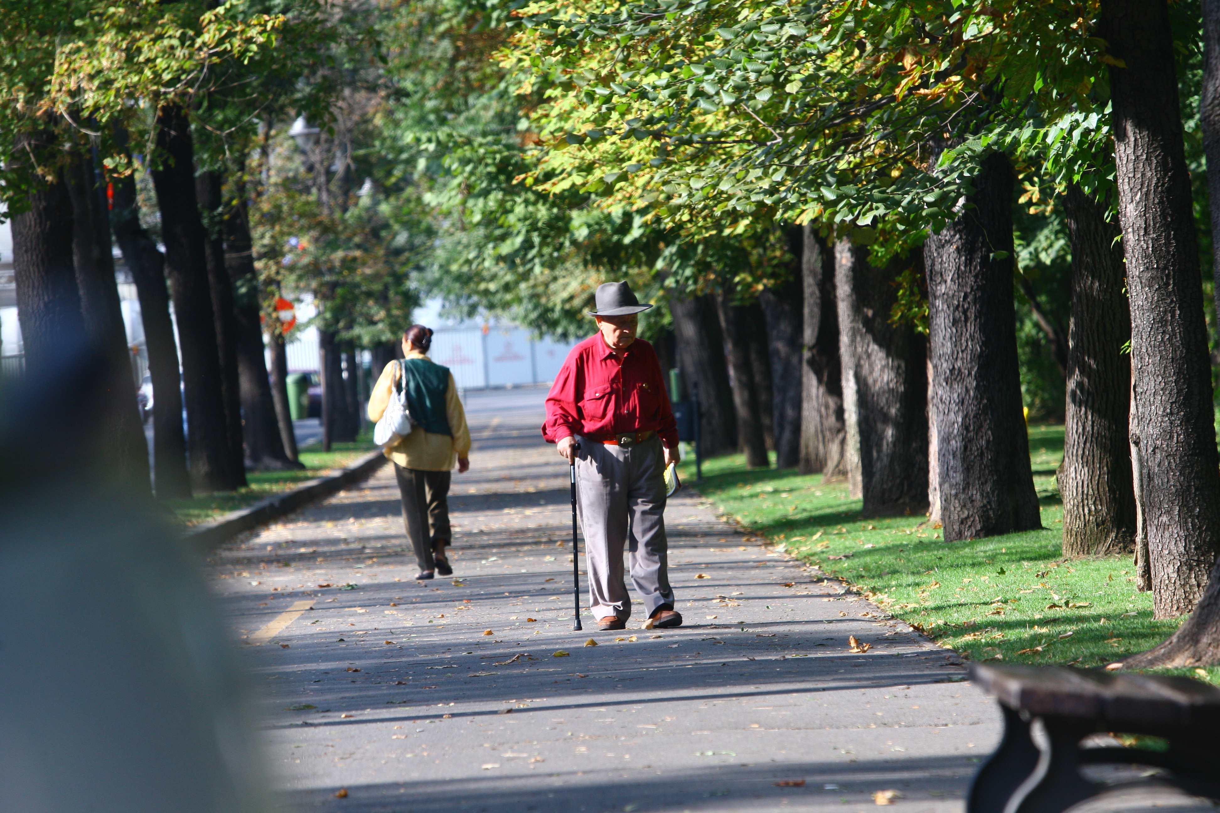Columbeanu senior si-a continuat plimbarea zilnica