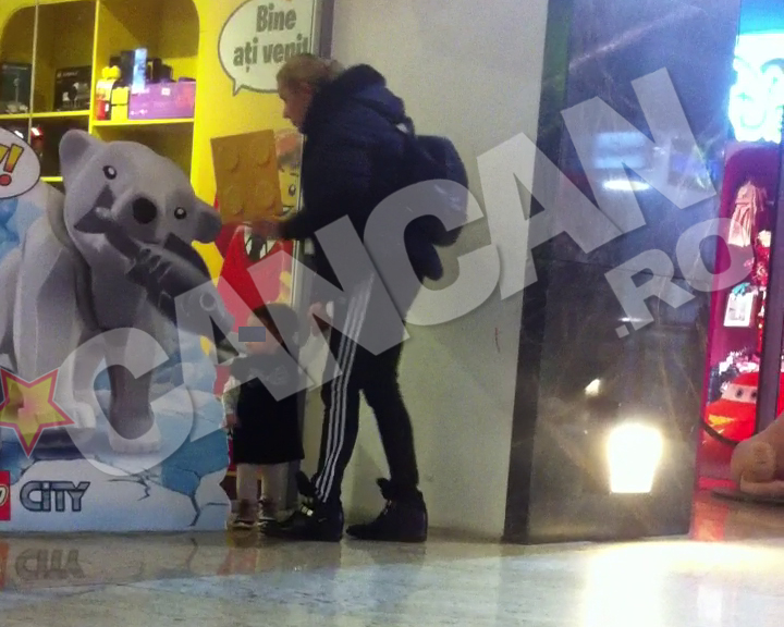 Dupa ce a plecat din primul magazin, fetita a mai