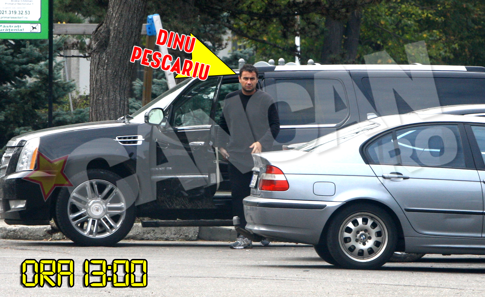 Dinu Pescariu este primul care a ajuns la intalnirea de pe strada Atena, miercuri, la ora 13:00