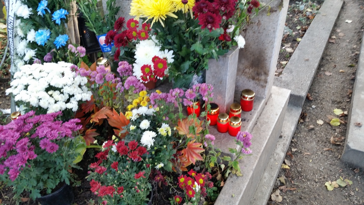 Mormantul maestrului este extrem de bine ingrijit