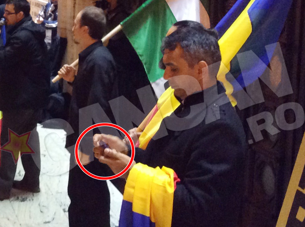 Beniamin a relatat incontinuu, pe telefon, toate detaliile protestului