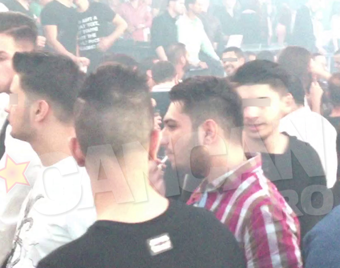 Iubitul fiicei lui Minune si-a facut de cap in club. A dansat, a fumat si s-a simtit foarte bine alaturi de prietenii lui