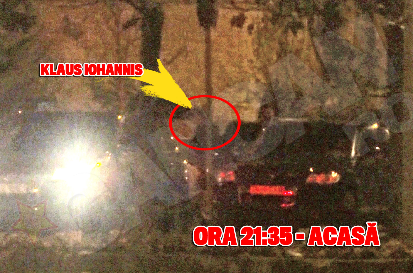 Klaus Iohannis ajunge acasa pentru a sarbatori victoria