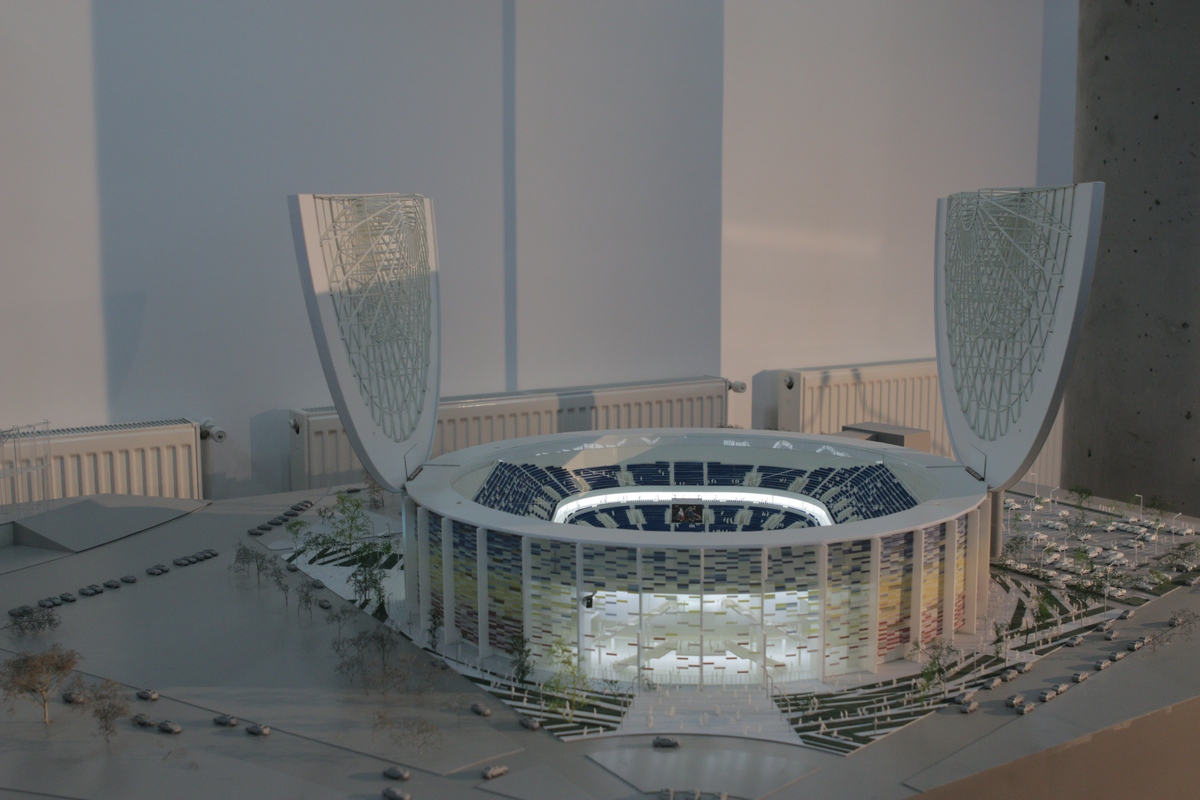 Sala Polivalenta este in faza finala a licitatiilor, iar aceasta este una dintre cele doua variante