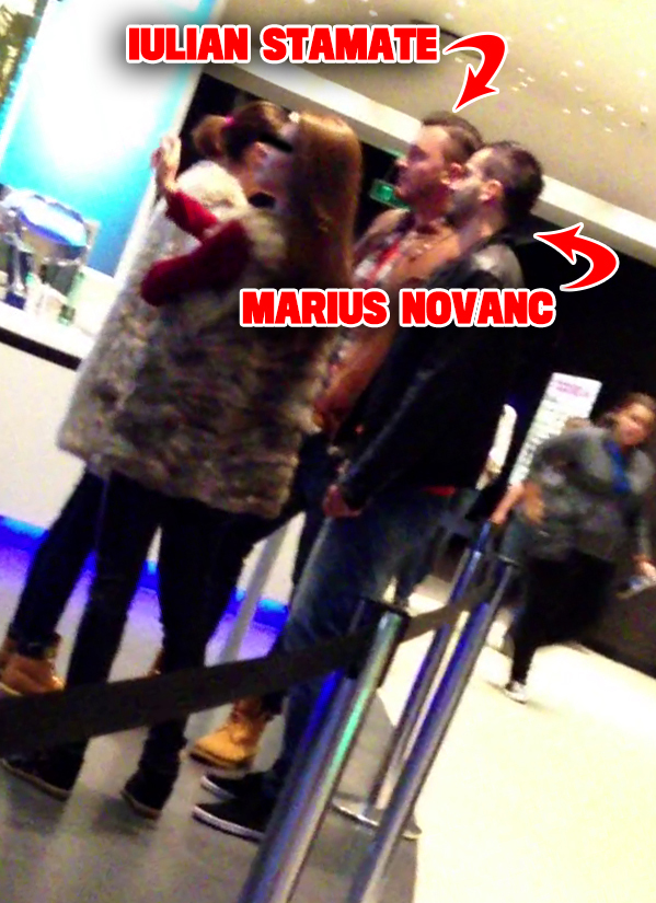 Marius Novanc si Iulian Stamate impreuna cu iubitele lor