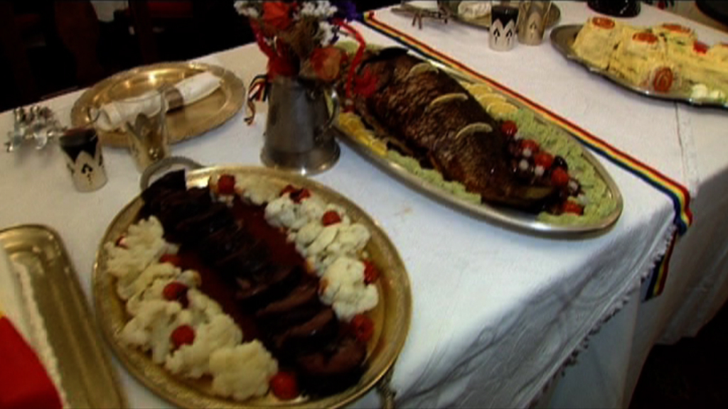 Friptura de mistret a stat la loc de cinste, la fel si crapul cu masline